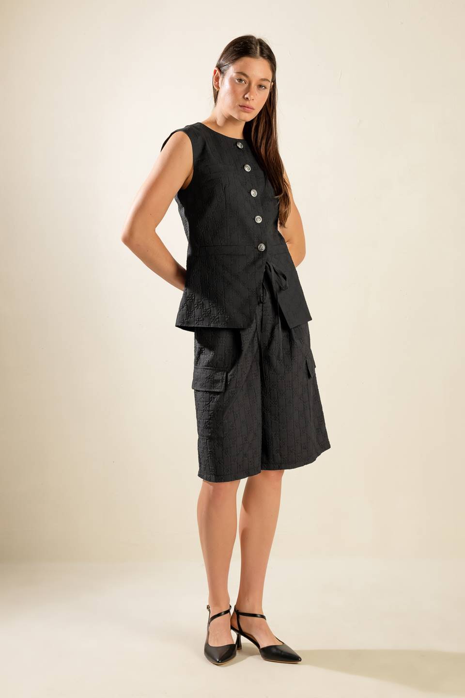 SEE WHAT HAPPENS WOVEN VEST Flying Tomato